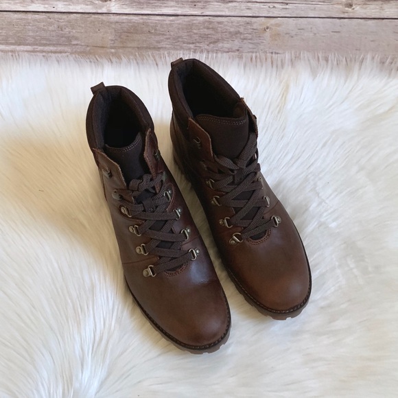 Timberland Brown Leather Ellendale Hiking Boots - Picture 6 of 7